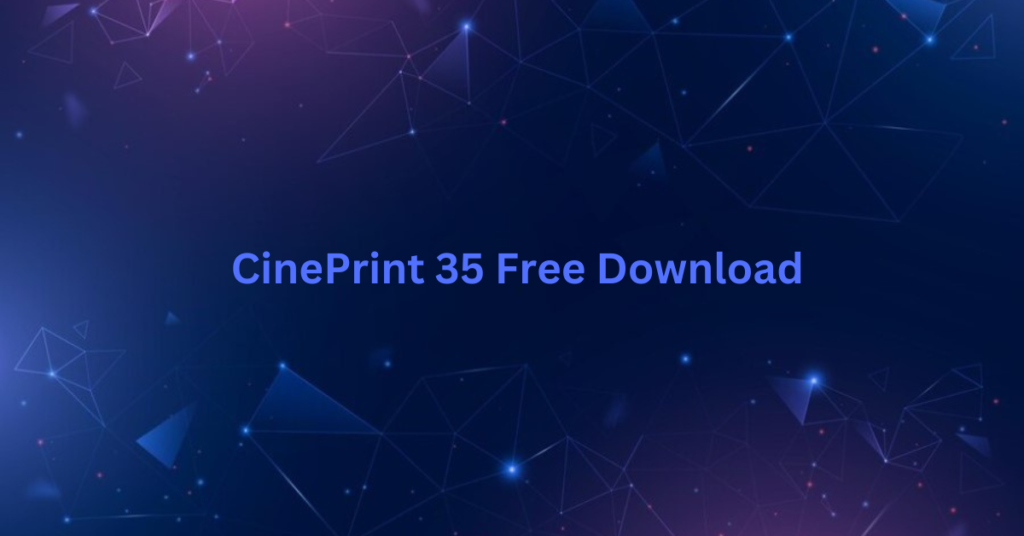 CinePrint 35 plugin interface displaying cinematic film effects for video editing