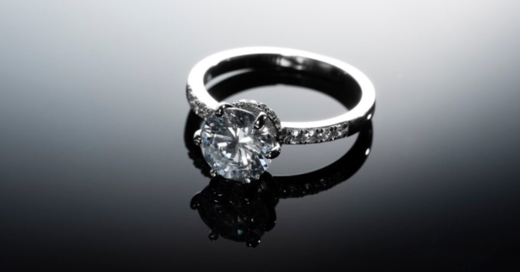 Stunning 20-carat diamond ring showcasing luxury and elegance