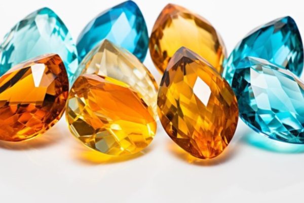 A radiant piece of topaz jewelry showcasing its vibrant colors and brilliance