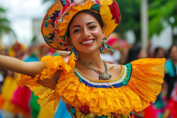 Traditional ciulioneros weaving intricate textiles in Colombia